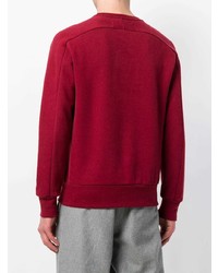 roter Pullover mit einem Rundhalsausschnitt von Natural Selection