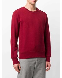 roter Pullover mit einem Rundhalsausschnitt von Natural Selection