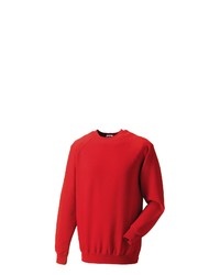 roter Pullover mit einem Rundhalsausschnitt von Russell