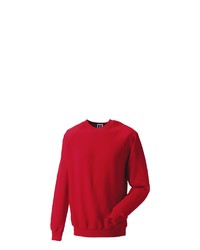 roter Pullover mit einem Rundhalsausschnitt von Russell