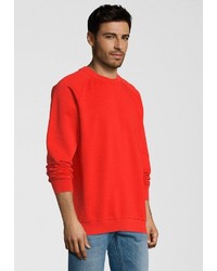 roter Pullover mit einem Rundhalsausschnitt von Scotch & Soda