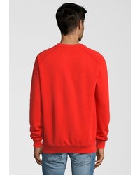 roter Pullover mit einem Rundhalsausschnitt von Scotch & Soda