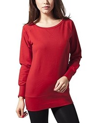 roter Pullover mit einem Rundhalsausschnitt von Urban Classics