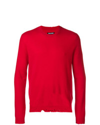 roter Pullover mit einem Rundhalsausschnitt von Zadig & Voltaire