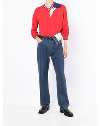 roter Pullover mit einem V-Ausschnitt von Y/Project
