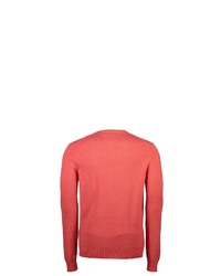 roter Pullover mit einem V-Ausschnitt von LERROS