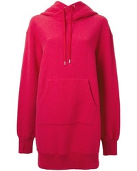 roter Pullover mit einer Kapuze von CITYSHOP