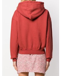 roter Pullover mit einer Kapuze von Eckhaus Latta