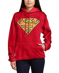 roter Pullover mit einer Kapuze von DC Universe