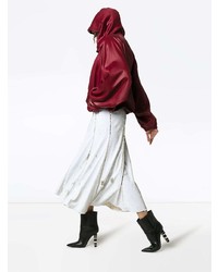 roter Pullover mit einer Kapuze von Givenchy