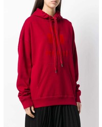 roter Pullover mit einer Kapuze von Isabel Marant Etoile