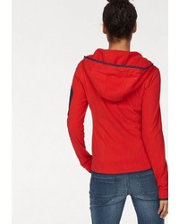roter Pullover mit einer Kapuze von KangaROOS