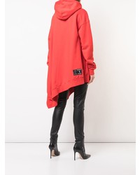 roter Pullover mit einer Kapuze von Unravel Project