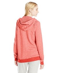 roter Pullover mit einer Kapuze von Volcom