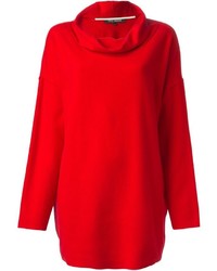 roter Pullover mit einer weiten Rollkragen von Ter Et Bantine