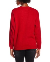 roter Pullover mit Weihnachten Muster von Mela