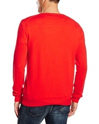 roter Pullover von Benetton