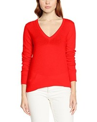 roter Pullover von Benetton