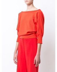 roter Pullover von Rachel Comey