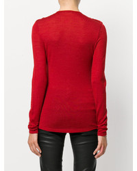 roter Pullover von Balmain