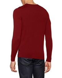 roter Pullover von Calvin Klein