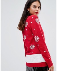 roter Pullover von Club L