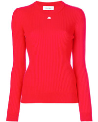 roter Pullover von Courreges