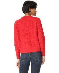 roter Pullover von Demy Lee