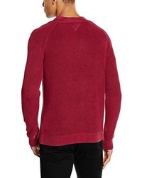 roter Pullover von Hilfiger Denim