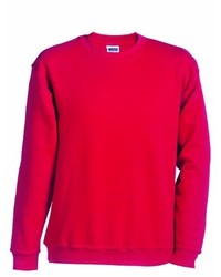 roter Pullover von James & Nicholson