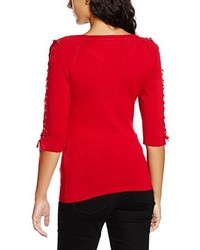 roter Pullover von Morgan