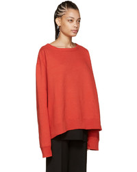 roter Pullover von Facetasm