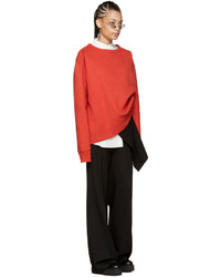 roter Pullover von Facetasm