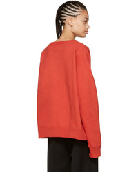 roter Pullover von Facetasm