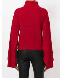 roter Pullover von Versace