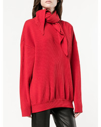 roter Pullover von Balenciaga