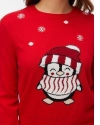roter Pullover von Vero Moda