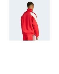 roter Rollkragenpullover von adidas Sportswear