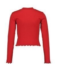 roter Rollkragenpullover von blue seven