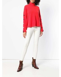 roter Rollkragenpullover von Pierantoniogaspari