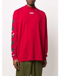 roter Rollkragenpullover von Off-White