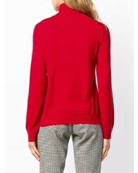 roter Rollkragenpullover von Fay