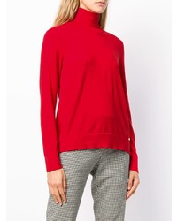 roter Rollkragenpullover von Fay