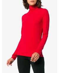 roter Rollkragenpullover von Calvin Klein 205W39nyc