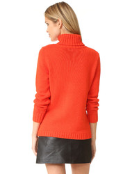 roter Rollkragenpullover von 525 America