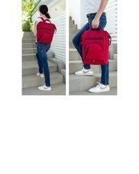 roter Rucksack von elephant