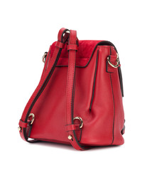 roter Rucksack von Chloé