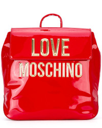 roter Rucksack von Love Moschino