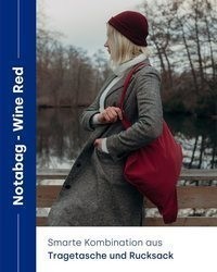 roter Rucksack von NOTABAG