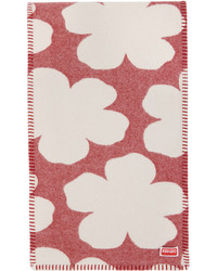 roter Schal mit Blumenmuster von Kenzo